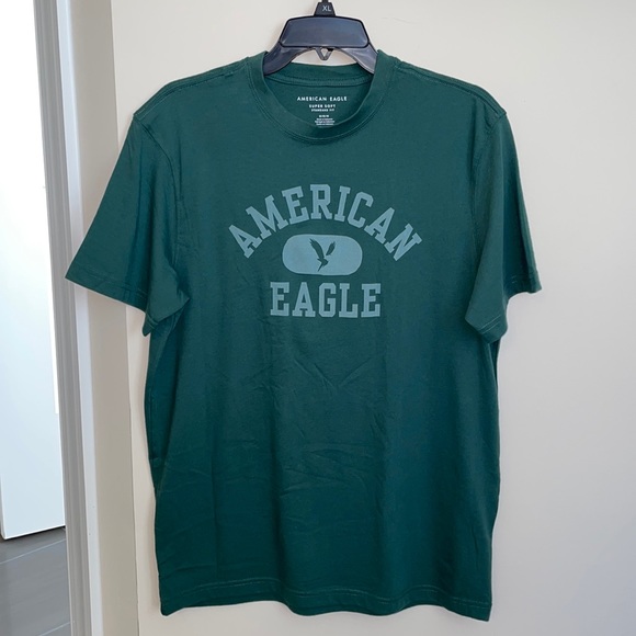 American Eagle Outfitters Other - AE Men's Graphic Logo T-Shirt- Green M